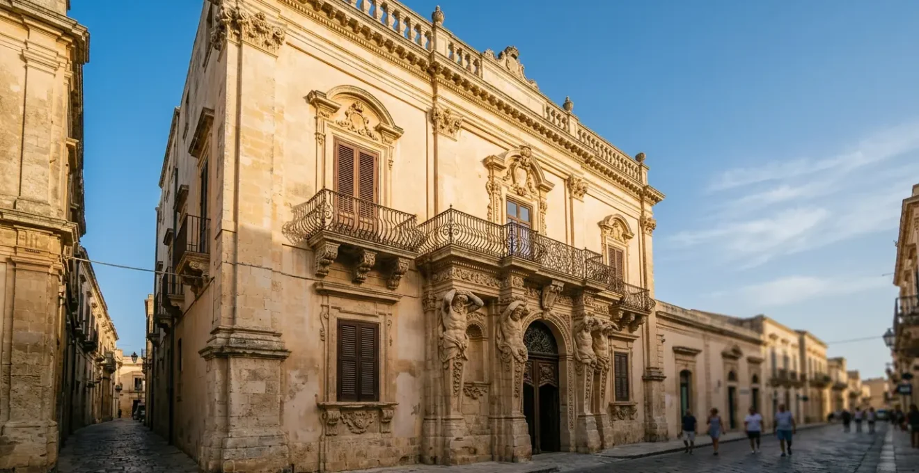 Façade baroque d'un hôtel particulier aixois avec atlantes et fer forgé